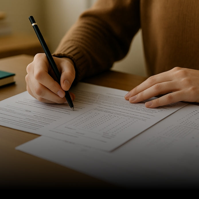 Wat is een examenopbouw? Leerlingen maken een examen in de examenzaal